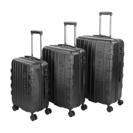   Bugatti Uniszex gurulós keményfalú táska-bőrönd szett 3db-os 49709701