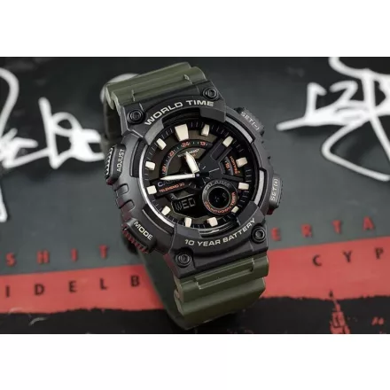 Casio Youth AEQ-110W-3AVDF férfi óra karóra