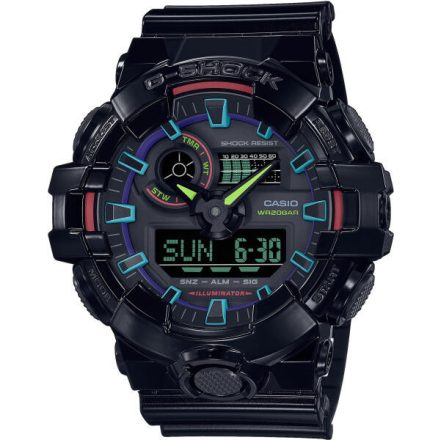 Casio G-Shock GA-700RGB-1AER férfi óra karóra