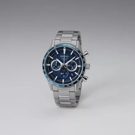 Seiko Kronográf Óra SSB445P1 férfi óra karóra