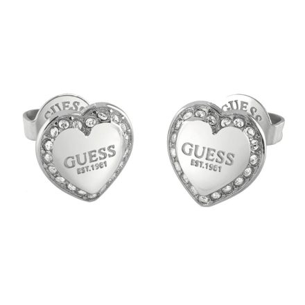 Guess elegáns szív JUBE01427JWRHT/U női fülbevaló ékszer