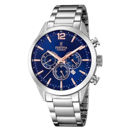 Festina Timeless Kronográf Óra 20343/9 férfi óra karóra