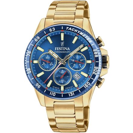 Festina Timeless Kronográf Óra 20634/3 férfi óra karóra