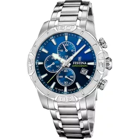 Festina Timeless Kronográf Óra 20704/4 férfi óra karóra