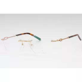   Charriol PC71027 szemüvegkeret csillógó szatén arany / Clear lencsék női