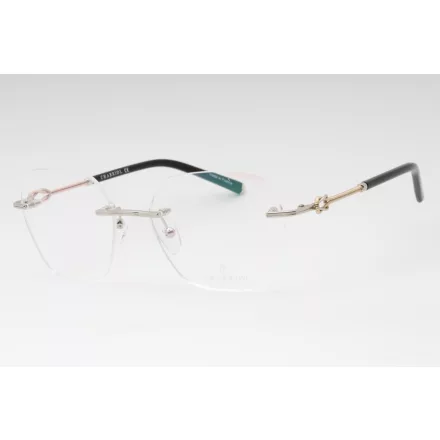Charriol PC71047 szemüvegkeret csillógó ezüst/arany / Clear lencsék női