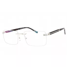   Charriol PC75118 szemüvegkeret csillógó ezüst/szürke Horn / Clear lencsék férfi
