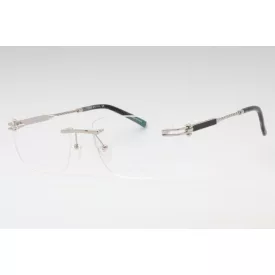   Charriol PC75115 szemüvegkeret csillógó ezüst/szürke Horn / Clear lencsék férfi