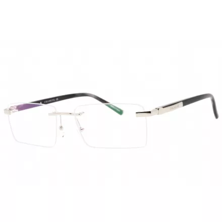 Charriol PC75112 szemüvegkeret csillógó ezüst/szürke Horn / Clear lencsék férfi