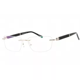   Charriol PC75109 szemüvegkeret csillógó ezüst fekete / Clear lencsék férfi