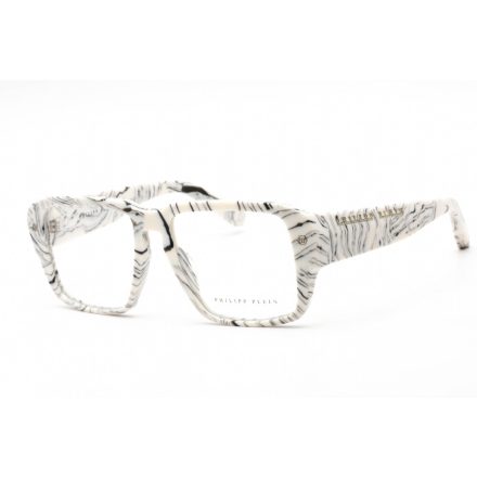 Philipp Plein VPP081 szemüvegkeret Marbled elefántcsont / Clear lencsék női