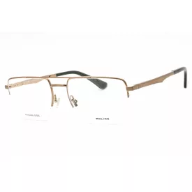   Police VPLG71 szemüvegkeret csillógó GLOSSED Bronz/Clear demo lencsék férfi