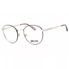   Just Cavalli VJC017 szemüvegkeret csillógó Palladium / Clear lencsék női