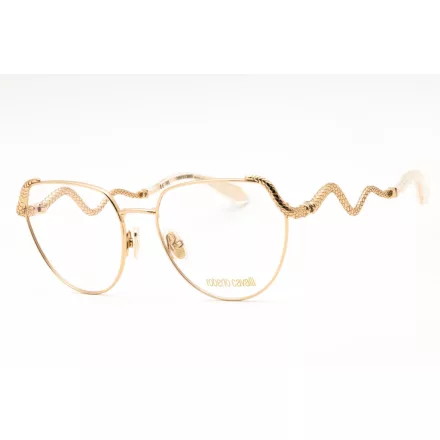 Roberto Cavalli VRC053M szemüvegkeret csillógó rózsa arany/Clear demo lencsék női
