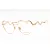 Roberto Cavalli VRC053M szemüvegkeret csillógó rózsa arany/Clear demo lencsék női