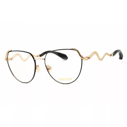Roberto Cavalli VRC053M szemüvegkeret csillógó rózsa arany/Clear demo lencsék női