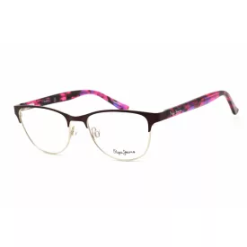   pepe jeans PJ1273 szemüvegkeret bordó arany / Clear lencsék női