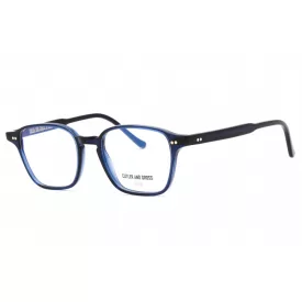   Cutler and Gross CGOP136051 szemüvegkeret klasszikus kék Navy / Clear lencsék Unisex férfi női