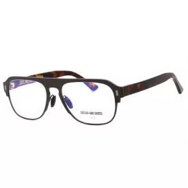   Cutler and Gross CGOP136555 szemüvegkeret barna/Titanium / Clear lencsék férfi