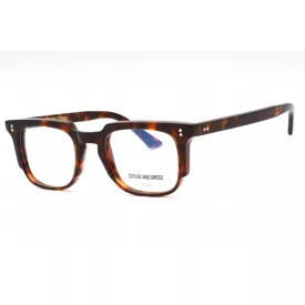   Cutler and Gross CGOP138249 szemüvegkeret sötét teknős / clear demo lencsék Unisex férfi női