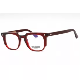   Cutler and Gross CGOP138249 szemüvegkeret bordó / clear demo lencsék Unisex férfi női
