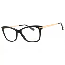   Tom Ford FT5353 szemüvegkeret csillógó fekete / Clear lencsék női