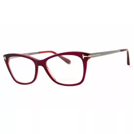  Tom Ford FT5353 szemüvegkeret köves Fuchsia rózsaszín / Clear lencsék női