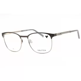   Nautica N7343 szemüvegkeret matt sötét szürke/Clear demo lencsék férfi