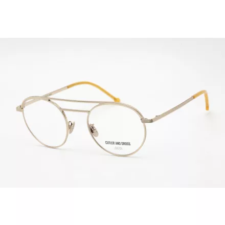 Cutler and Gross CG1269 szemüvegkeret ezüst/sárga/fém / Clear demo lencsék férfi