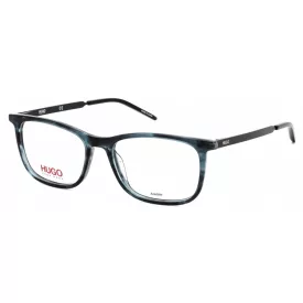   HUGO HG 1018 szemüvegkeret csíkos kék / Clear lencsék férfi
