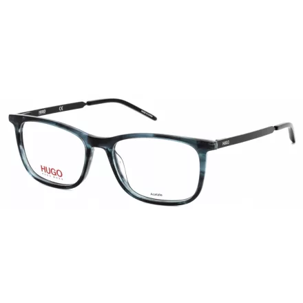 HUGO HG 1018 szemüvegkeret csíkos kék / Clear lencsék férfi