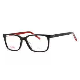   HUGO HG 1010 szemüvegkeret fekete piros/Clear demo lencsék férfi