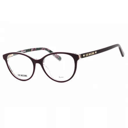 Moschino Love MOL525 szemüvegkeret PLUM/Clear demo lencsék női