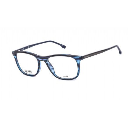 Hugo Boss 0966 szemüvegkeret kék Horn / Clear lencsék férfi