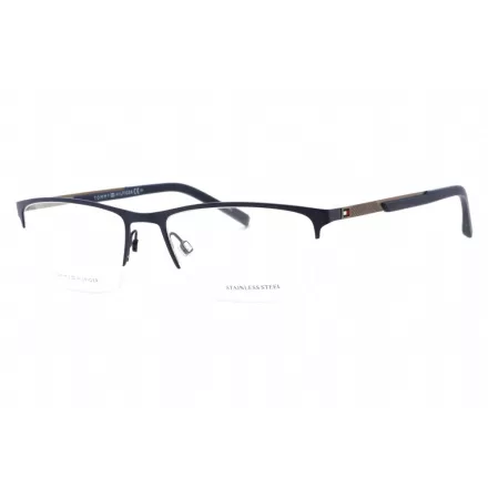 Tommy Hilfiger TH 1692 szemüvegkeret matt kék ruténium/Clear demo lencsék férfi