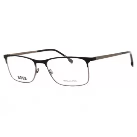   Hugo Boss BOSS 1186 szemüvegkeret matt fekete sötét ruténium / Clear demo lencsék férfi