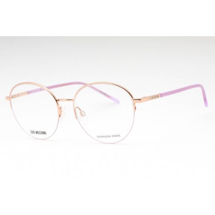 Moschino Love MOL569 szemüvegkeret Lilac arany Copper / Clear lencsék női