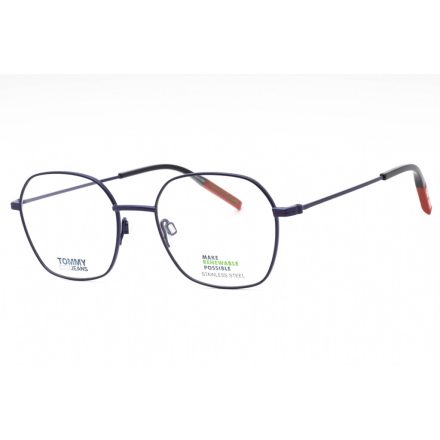 Tommy Hilfiger TJ 0014 szemüvegkeret matt kék piros / Clear lencsék férfi