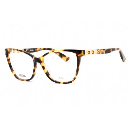 Moschino MOS588 szemüvegkeret sárga barna / Clear demo lencsék női