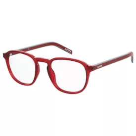   Levis LV 1024 szemüvegkeret piros/Clear demo lencsék férfi