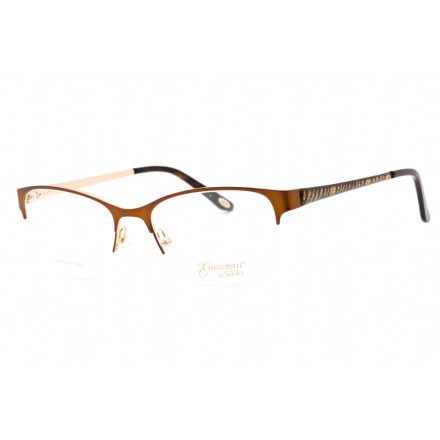 Emozioni EM 4407 szemüvegkeret barna arany/Clear demo lencsék női