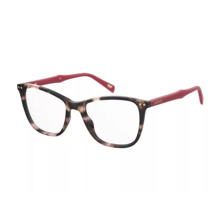 Levis LV 5018 szemüvegkeret barna barack/Clear demo lencsék női