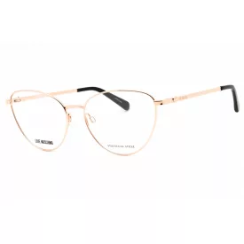   Moschino Love MOL587 szemüvegkeret arany COPPER/Clear demo lencsék férfi