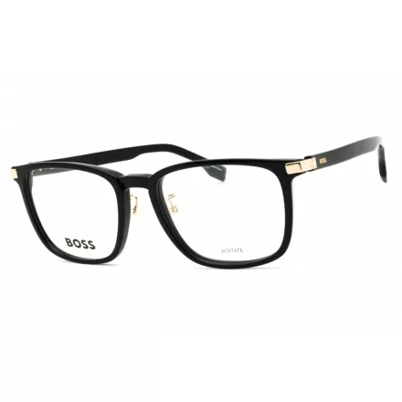 Hugo Boss BOSS 1408/F szemüvegkeret fekete arany/Clear demo lencsék férfi