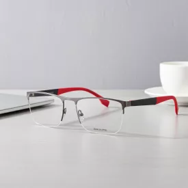   Hugo Boss BOSS 1487 szemüvegkeret DKRUT piros/Clear demo lencsék férfi