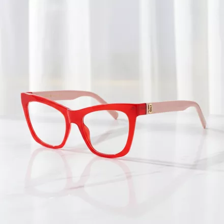 Marc Jacobs MARC 649 szemüvegkeret piros rózsaszín / Clear lencsék női