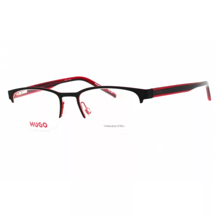 HUGO HG 1247 szemüvegkeret fekete piros/Clear demo lencsék férfi