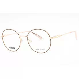   Moschino Love MOL617/TN szemüvegkeret fehér arany/Clear demo lencsék női