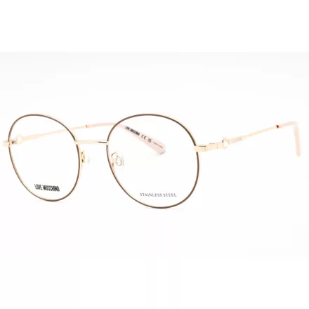 Moschino Love MOL617/TN szemüvegkeret fehér arany/Clear demo lencsék női