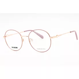   Moschino Love MOL617/TN szemüvegkeret Nude barna/Copper arany/Clear demo lencsék női